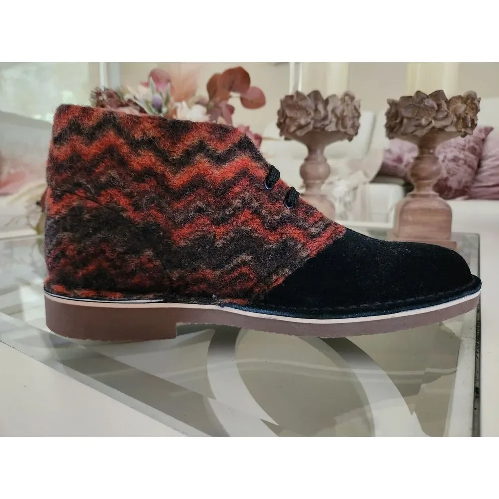 Clarks Bushacre 3 Chukka Boots Wool Suede Men's Mid Top Shoes‎ AZTEC Size 11 M